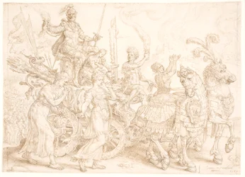 Char triomphal. Bellum (Guerre)