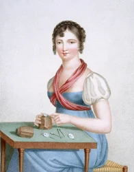 Le Graveur, gravé par Augrand, c.1816