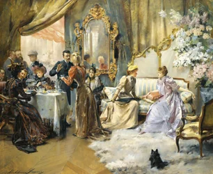 Le Goûter au Salon du Peintre
