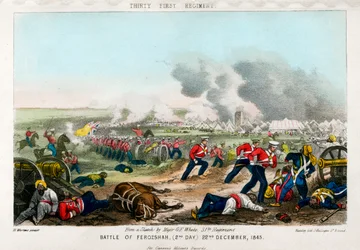 Trente et unième Régiment, Bataille de Ferozeshah, 2ème Jour, 22 décembre 1845