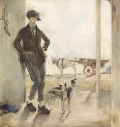 Marchand avec des chiens