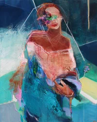 Inner Space 3, 2020 (acrylique et pastel sur toile)
