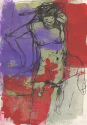 Sketchbook 14, 2024 (peinture à la détrempe, encre sur papier)