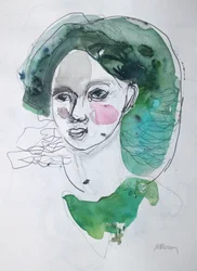 Sketchbook 42, 2025 (aquarelle, encre, crayon sur papier)