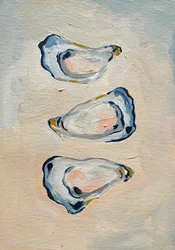 Huîtres bleues de la côte