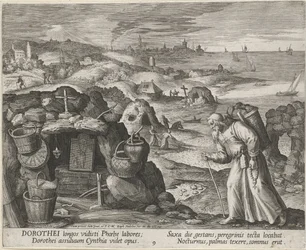 Saint Dorothée de Gaza en ermite, 1600