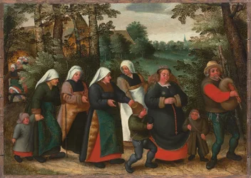 La procession de la mariée