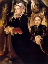 Calvaire (détail), 1545-1550