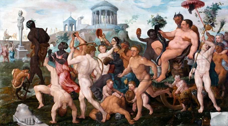 La procession triomphale de Bacchus