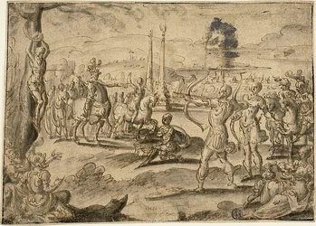 Tir sur le cadavre de son père