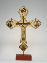 Croix processionnelle, c. 1320