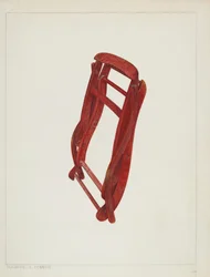 Chaise pliante pour enfant, vers 1938