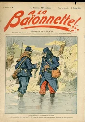Couverture de « La Baionnette », Satirique en Couleurs