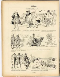 La Baïonnette, Satirique en couleurs