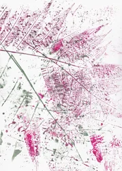 Feuilles de fougère abstraites