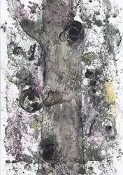 Arbre abstrait sombre
