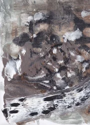 Abstraction aux textures terreuses
