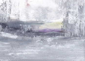 Paysage gris éthéré