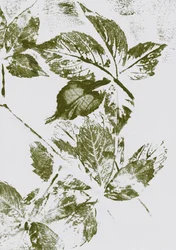 Imprimés feuilles vertes
