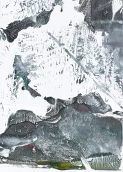 Paysage abstrait glacé