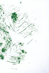 Motif de feuilles entrelacées