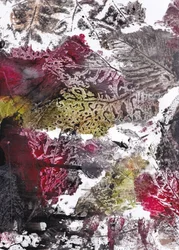 Palette de feuilles texturées