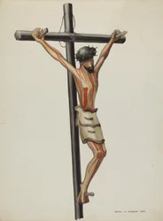 Bulto, Crucifix, vers 1937