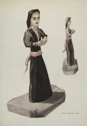 Bulto, Santa Rita, vers 1937