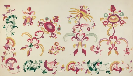 Broderie de couvre-lit