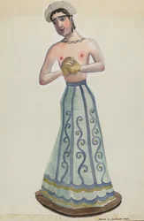 Santa, une des huit vierges, vue de face, c. 1937