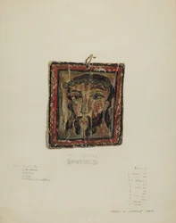Petite tête de Christo - Retablo, vers 1940