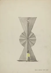 Applique en étain, 1935-1942