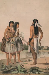 Yumas, vers 1850