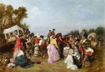 Au pèlerinage de Torrijos, 1883, 69x99, Musée Carmen Thyssen, Malaga