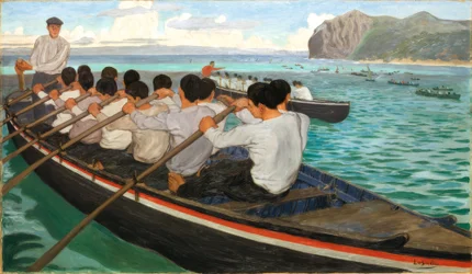 Les Rameurs