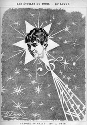 Adelina Patti (1843-1919), chanteuse italienne. « L