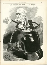 Illustration par Manuel Luque (1854-1919) dans La Caricature (1880)