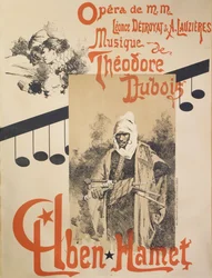 Affiche pour Aben Hamet, opéra