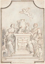 Conception pour une peinture monochrome, Église de Corpus Domini, Bologne, Italie