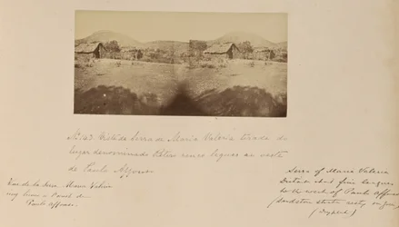 Vue de la Serra de Maria Valéria prise depuis le lieu-dit Retero à cinq lieues à l