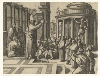 Paul prêche à Athènes