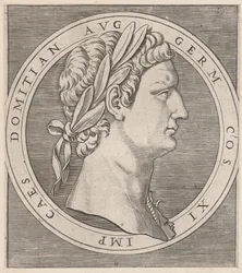 Speculum Romanae Magnificentiae: Domitien, des Douze Césars, vers 1500-1534