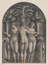 Speculum Romanae Magnificentiae: Les Trois Grâces, vers 1500-1534