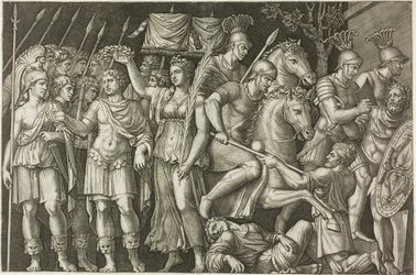 Trajan couronné par la Victoire