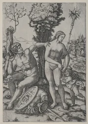 Vénus, Mars et Cupidon, 1508