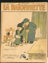 Couverture de « La Baïonnette », Satirique en couleurs
