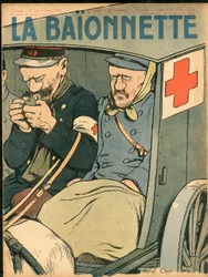 Couverture de "La Baïonnette", Satirique en couleurs