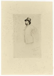 Edgar Degas, debout