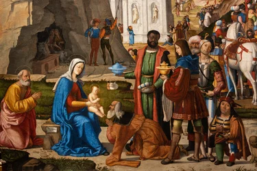 Adoration des Mages (détail)