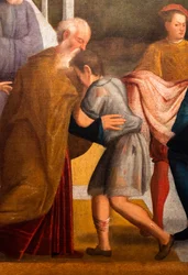 Le retour du fils prodigue, détail